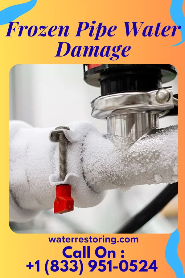Frozen Pipe Water Damage in Gas, KS